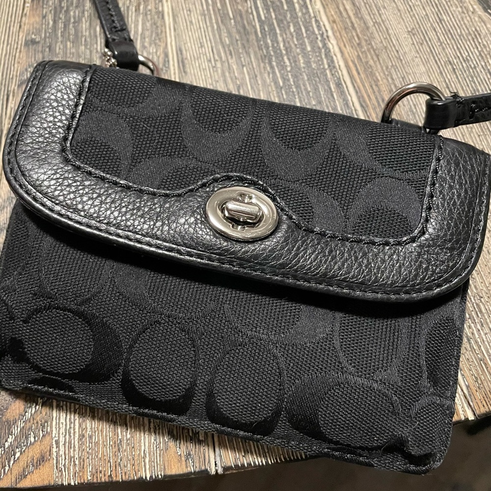 Black Coach crossbody